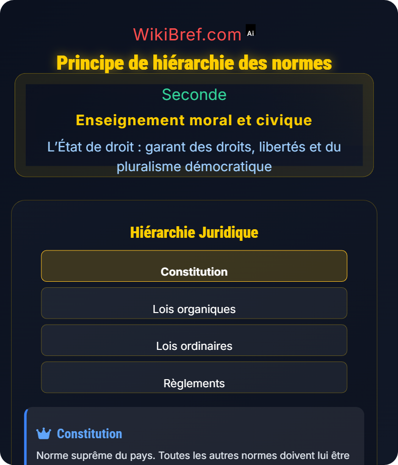 Qu’est-ce que l’État de droit ? L’État de droit : garant des droits, libertés et du pluralisme démocratique