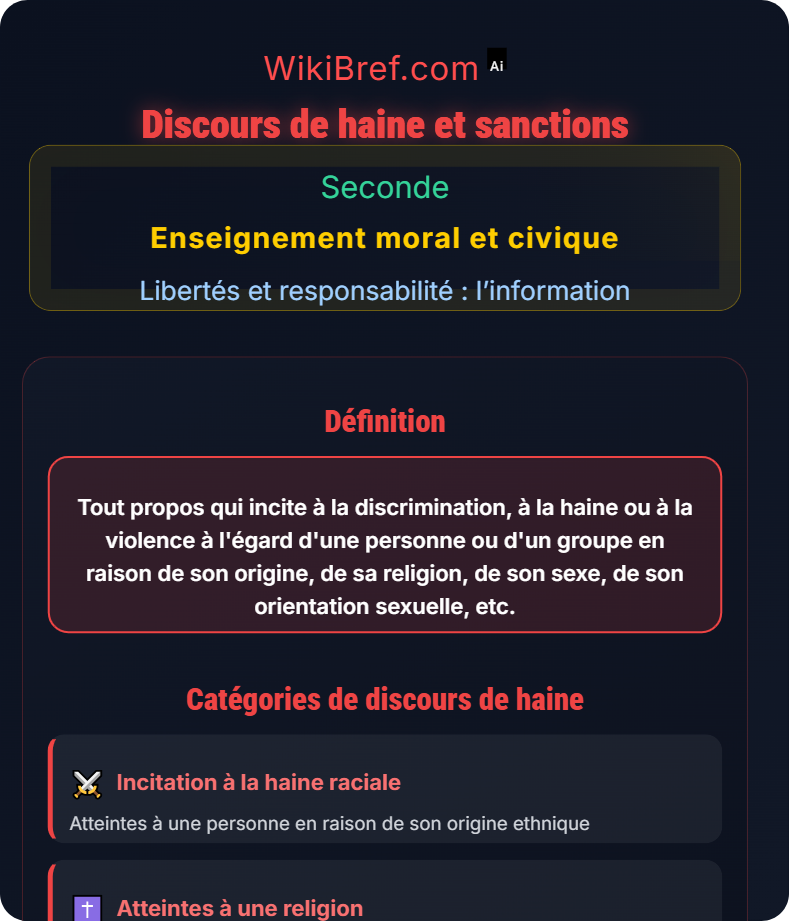 La liberté d’expression Libertés et responsabilité : l’information