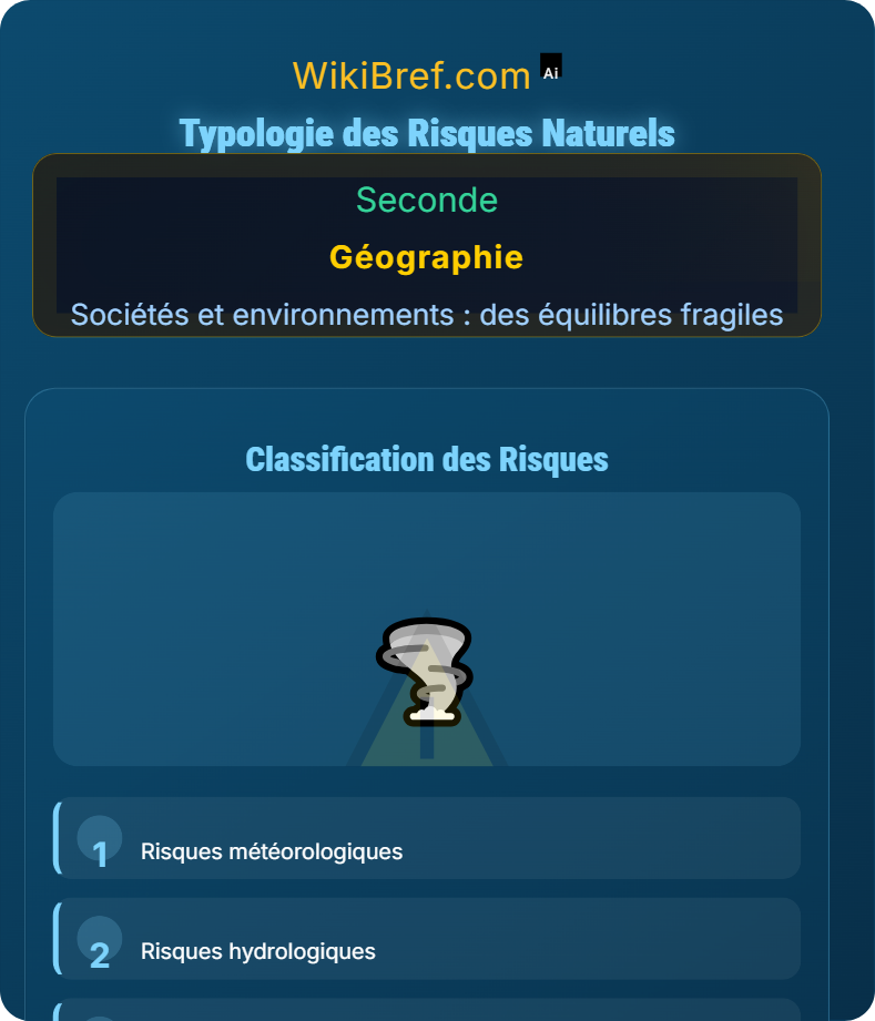 Les sociétés face aux risques Sociétés et environnements : des équilibres fragiles
