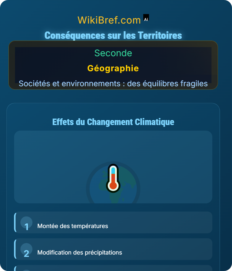 Le changement climatique et ses effets sur un territoire densément peuplé Sociétés et environnements : des équilibres fragiles