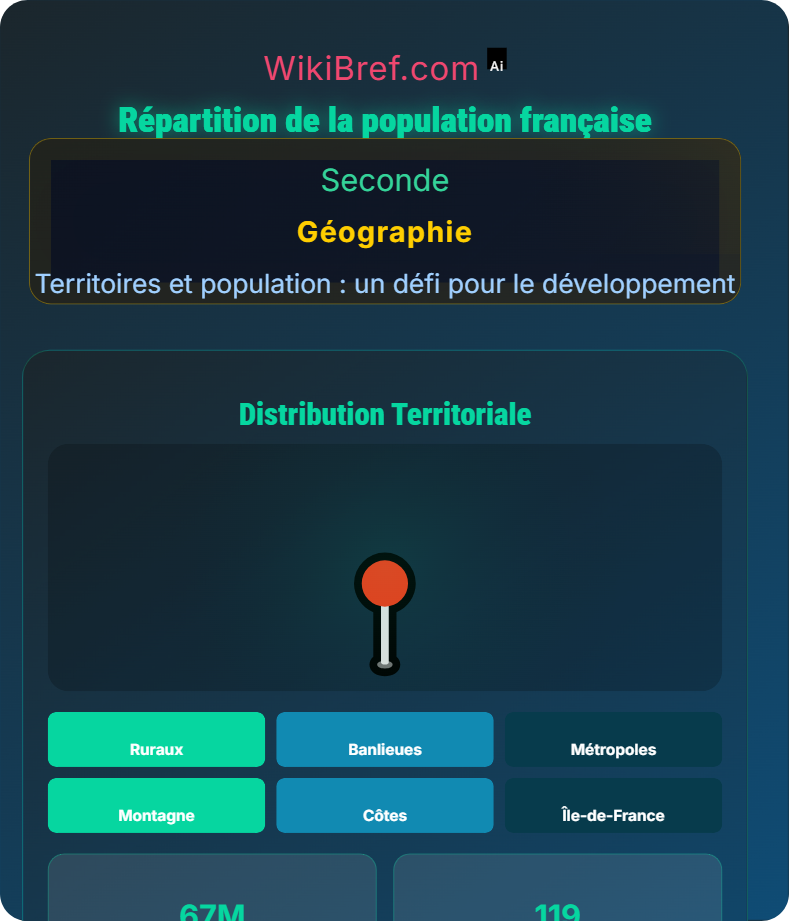 Dynamiques démographiques et inégalités socio‑économiques en France Territoires et population : un défi pour le développement