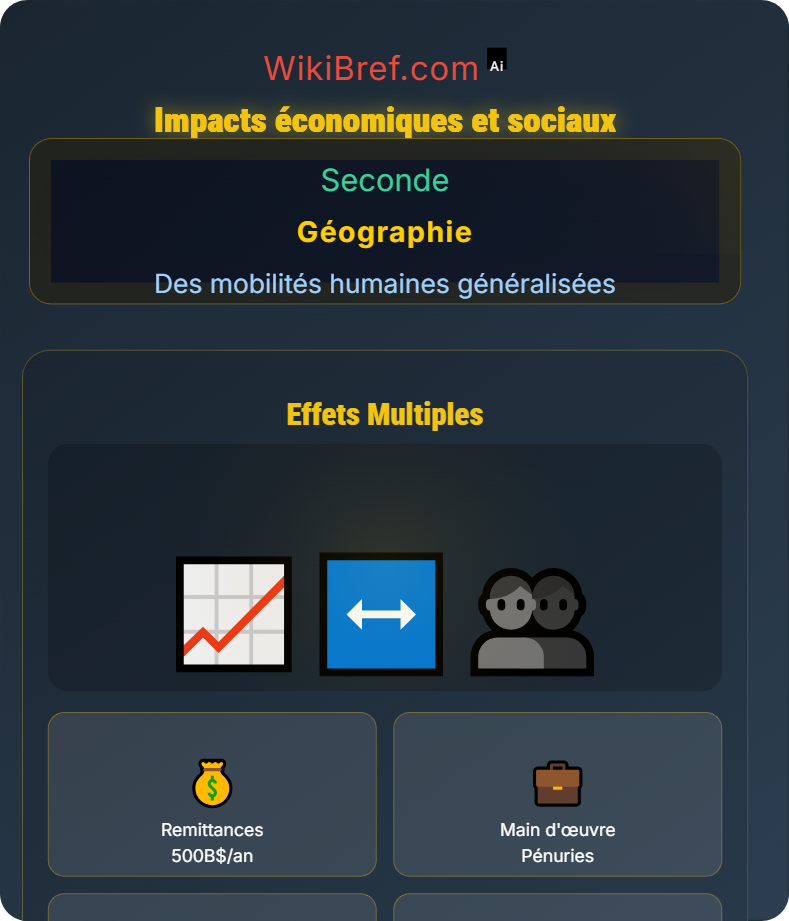 Enjeux et défis des migrations internationales Des mobilités humaines généralisées