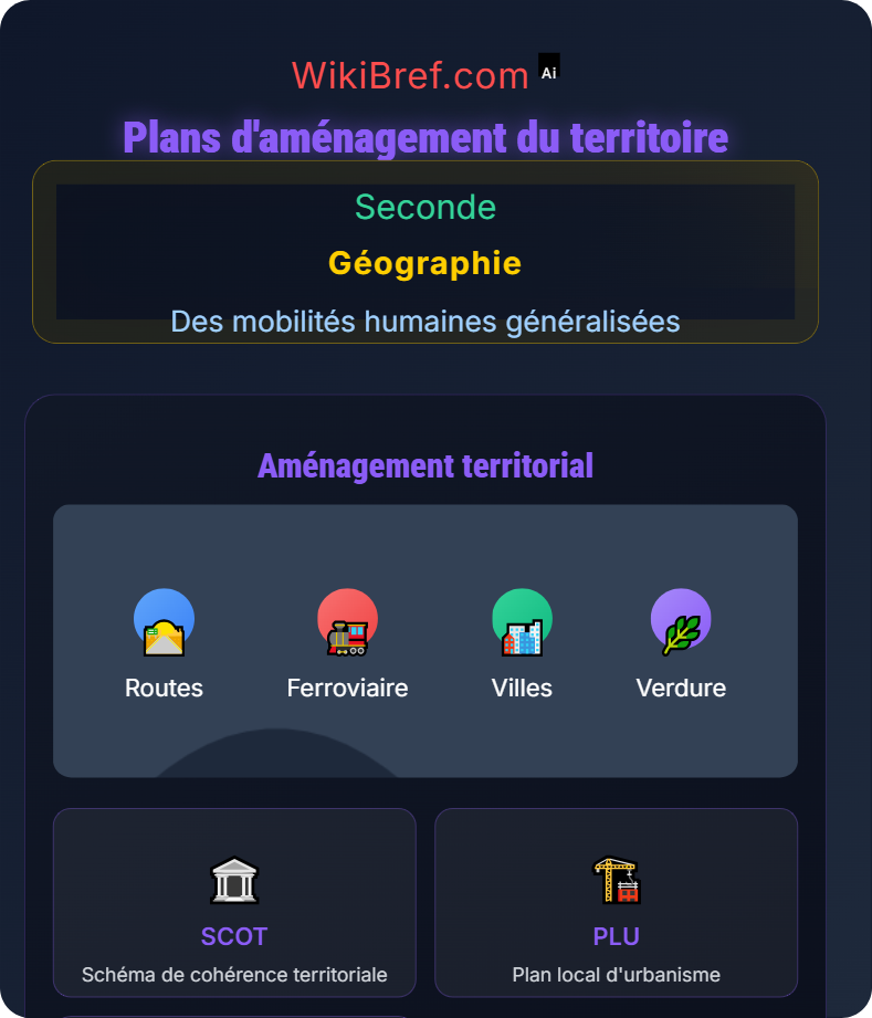 La France : mobilités, transports et enjeux d’aménagement Des mobilités humaines généralisées