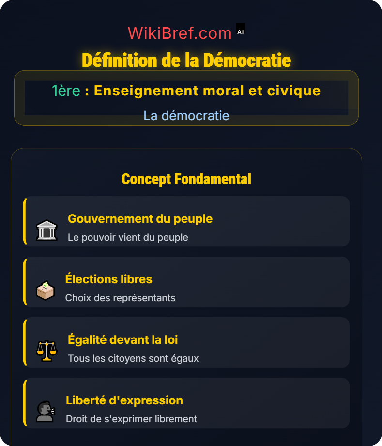 Les fondements de la démocratie La démocratie
