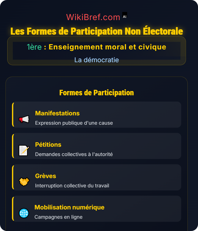 La participation citoyenne La démocratie