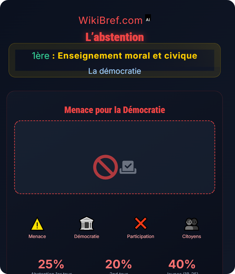 Les menaces contre la démocratie La démocratie