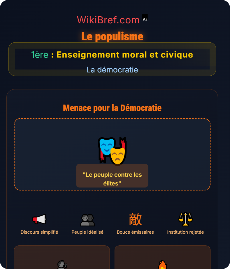 Les menaces contre la démocratie La démocratie