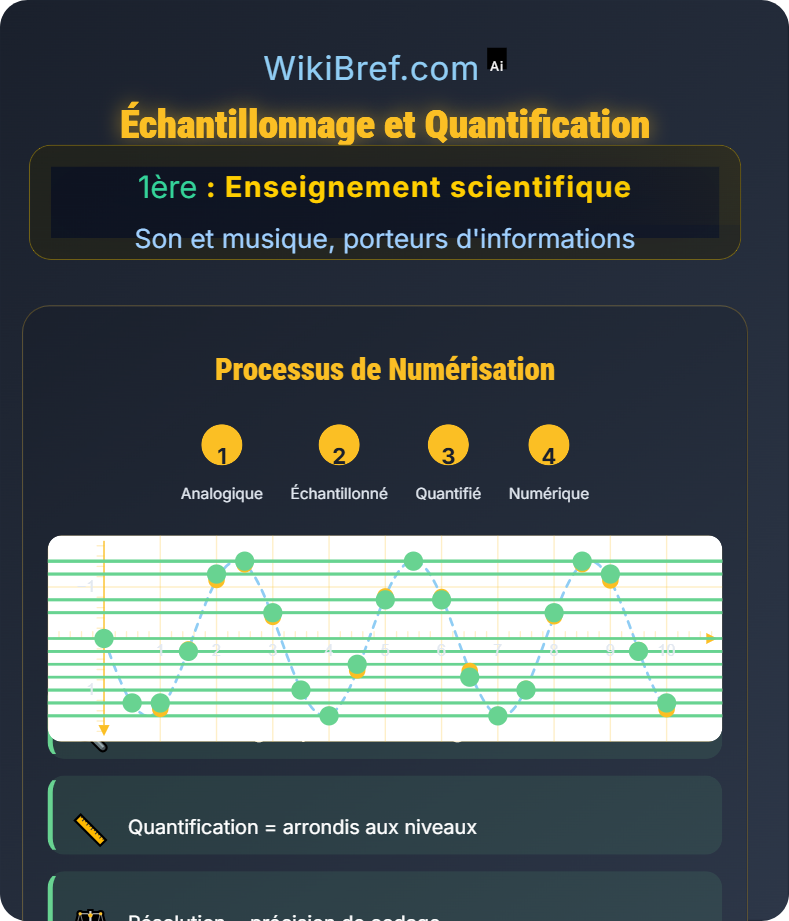 Le son comme information à coder Son et musique, porteurs d'informations