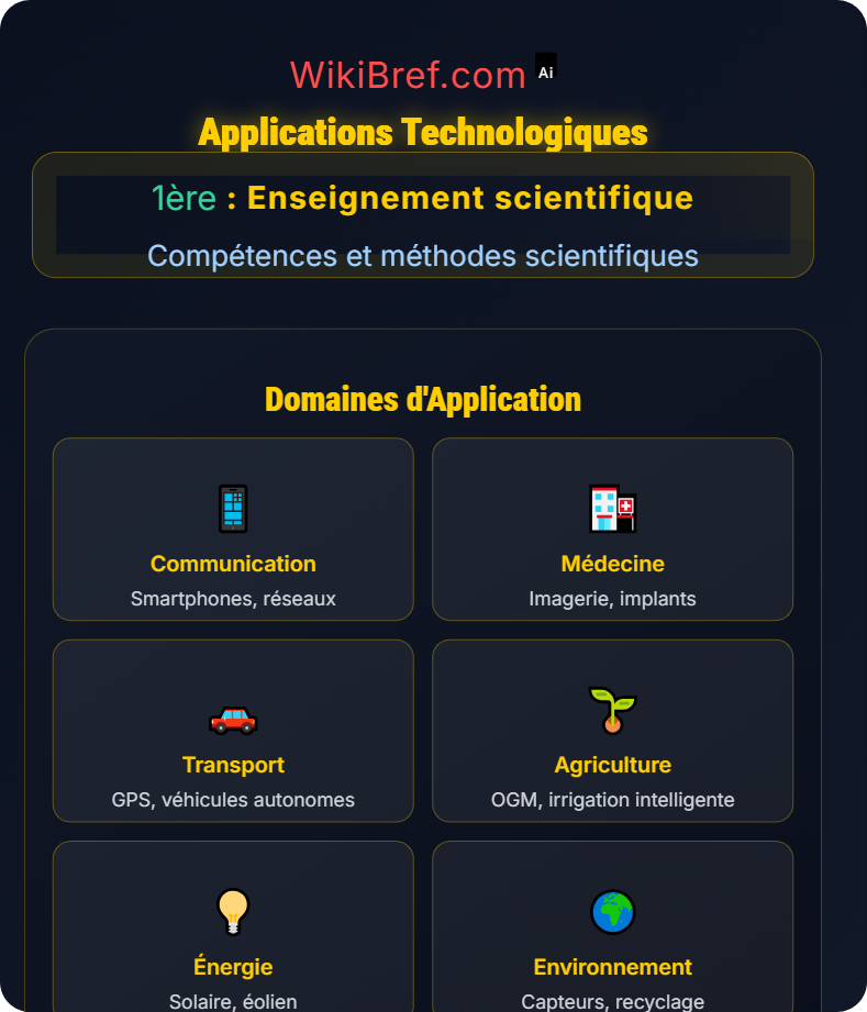 Histoire et impacts des sciences Compétences et méthodes scientifiques