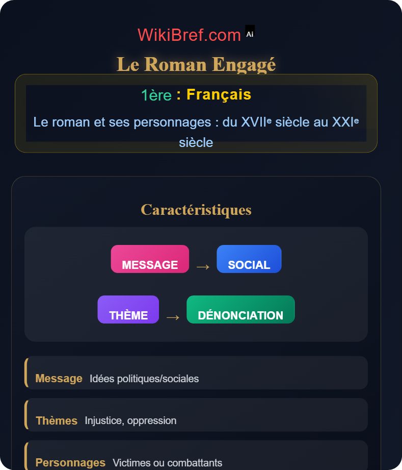 Regards sur le monde à travers le roman Le roman et ses personnages : du XVIIᵉ siècle au XXIᵉ siècle