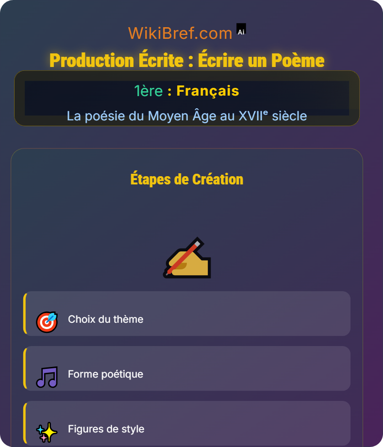 Étude de corpus poétiques La poésie du Moyen Âge au XVIIᵉ siècle