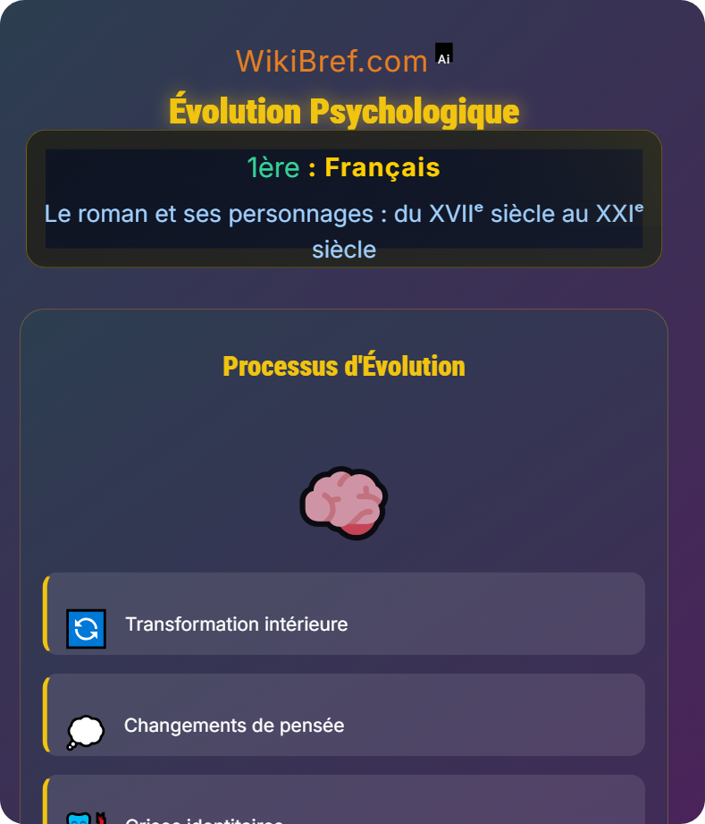 Le personnage de roman : fonctions et types Le roman et ses personnages : du XVIIᵉ siècle au XXIᵉ siècle