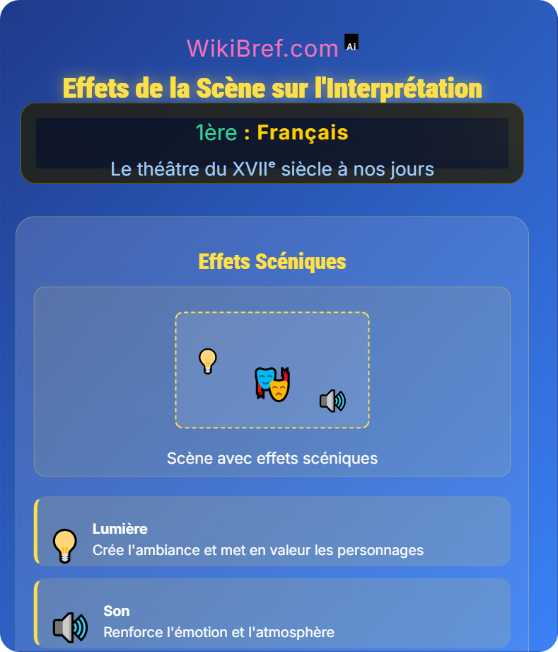 Représentation et mise en scène Le théâtre du XVIIᵉ siècle à nos jours