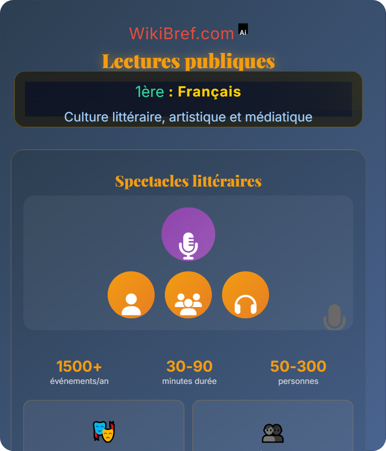 Événements littéraires et festivals Culture littéraire, artistique et médiatique
