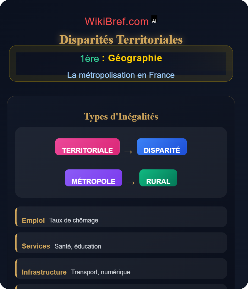 Effets de la métropolisation La métropolisation en France