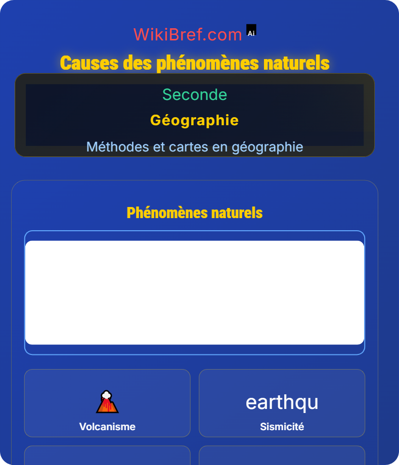 Les espaces exposés aux risques majeurs (cartes) Méthodes et cartes en géographie