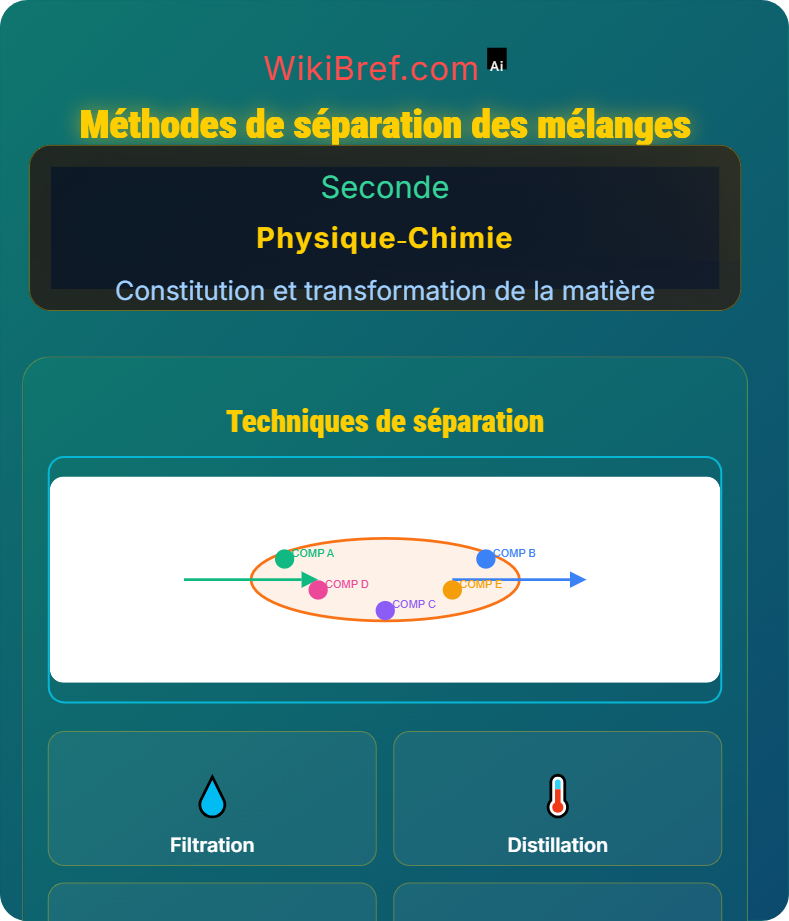 Corps purs et mélanges Constitution et transformation de la matière
