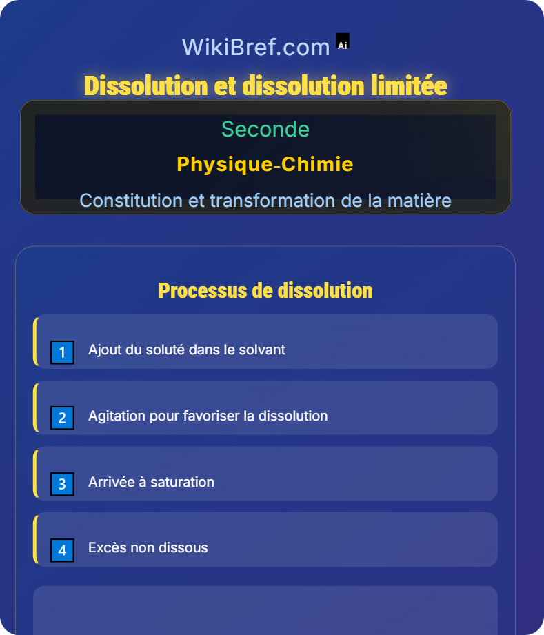 Composition d'un mélange et solutions aqueuses Constitution et transformation de la matière