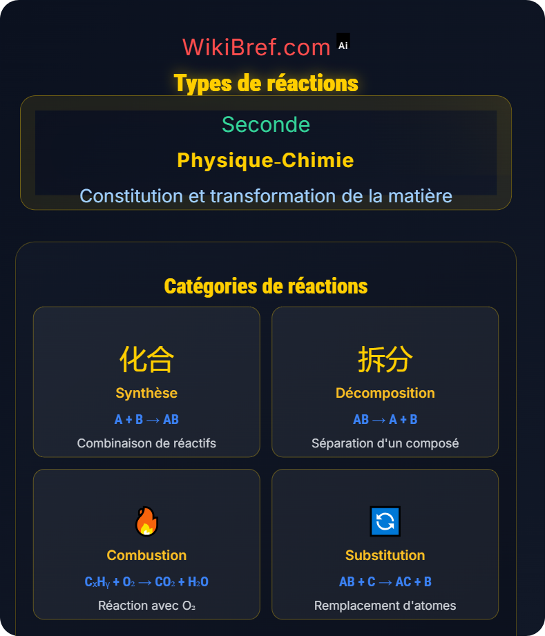 Transformations chimiques Constitution et transformation de la matière