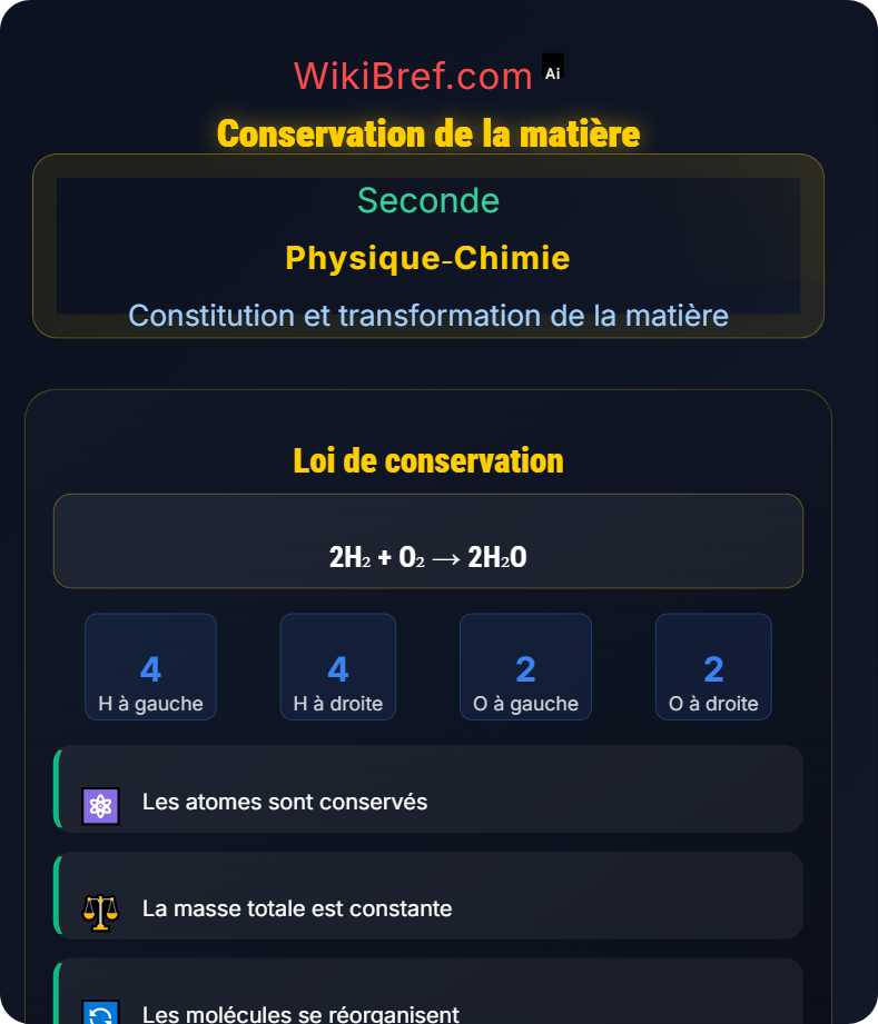 Transformations chimiques Constitution et transformation de la matière