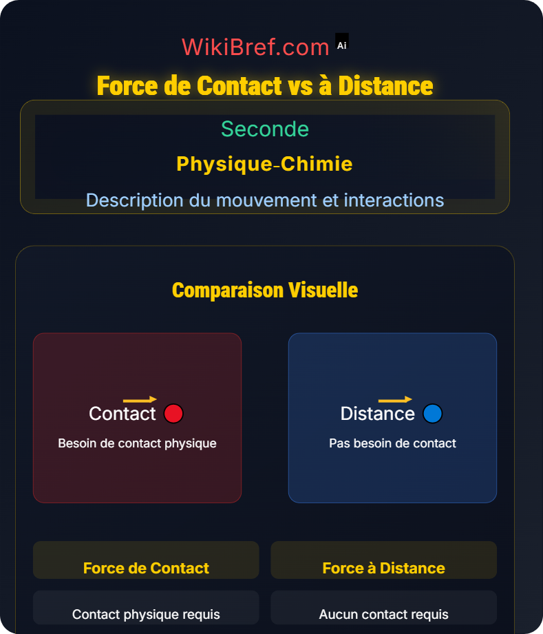 Forces et modélisation d’une action mécanique Description du mouvement et interactions