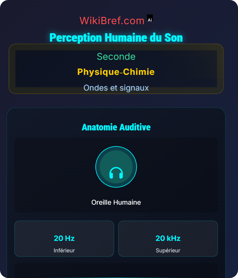 Fréquence, intensité et perception du son Ondes et signaux