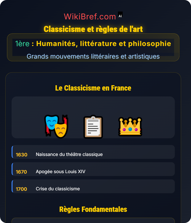 Comprendre les mouvements littéraires Grands mouvements littéraires et artistiques