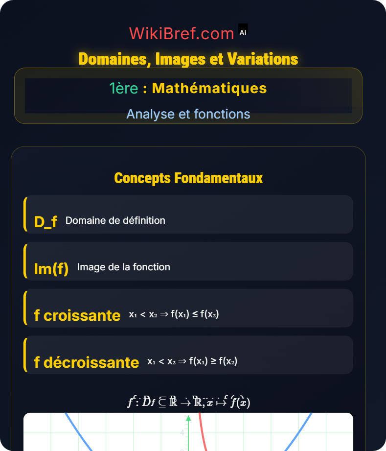 Fonctions de référence Analyse et fonctions