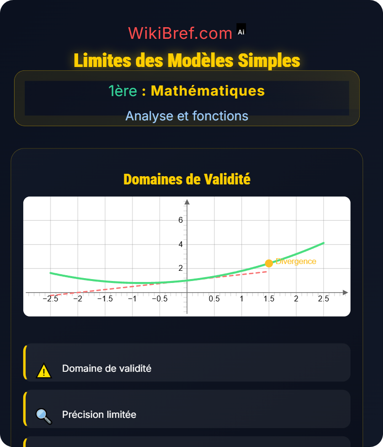 Modélisation mathématique Analyse et fonctions