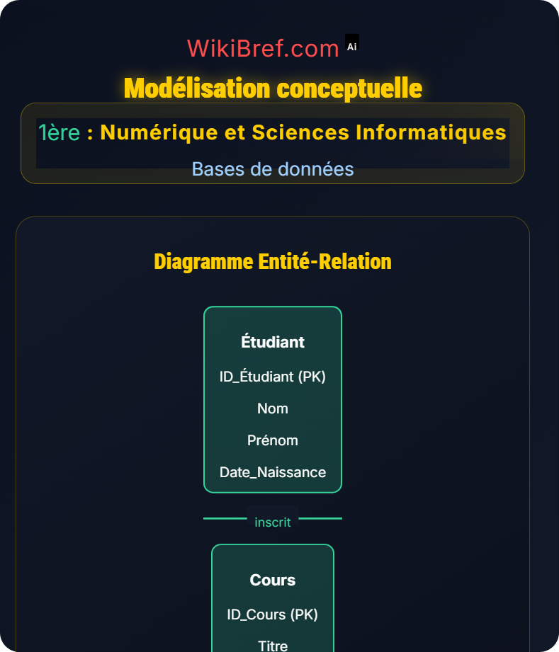 Concepts fondamentaux Bases de données