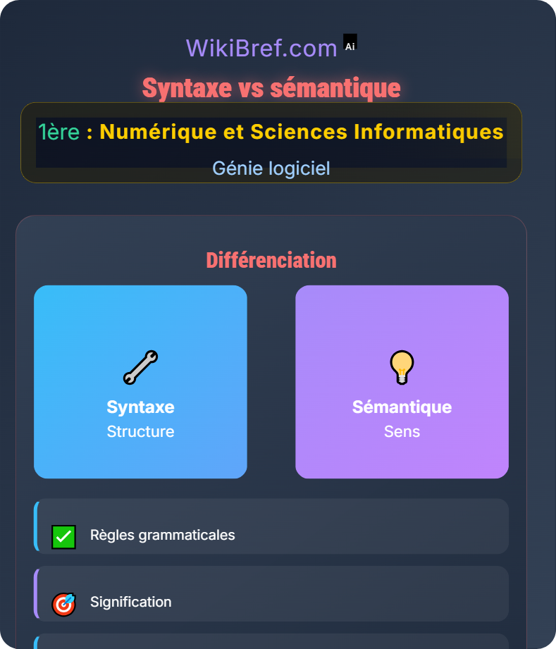 Introduction aux langages de programmation Génie logiciel