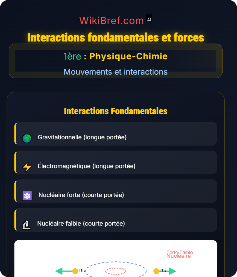 Forces et lois dynamiques Mouvements et interactions