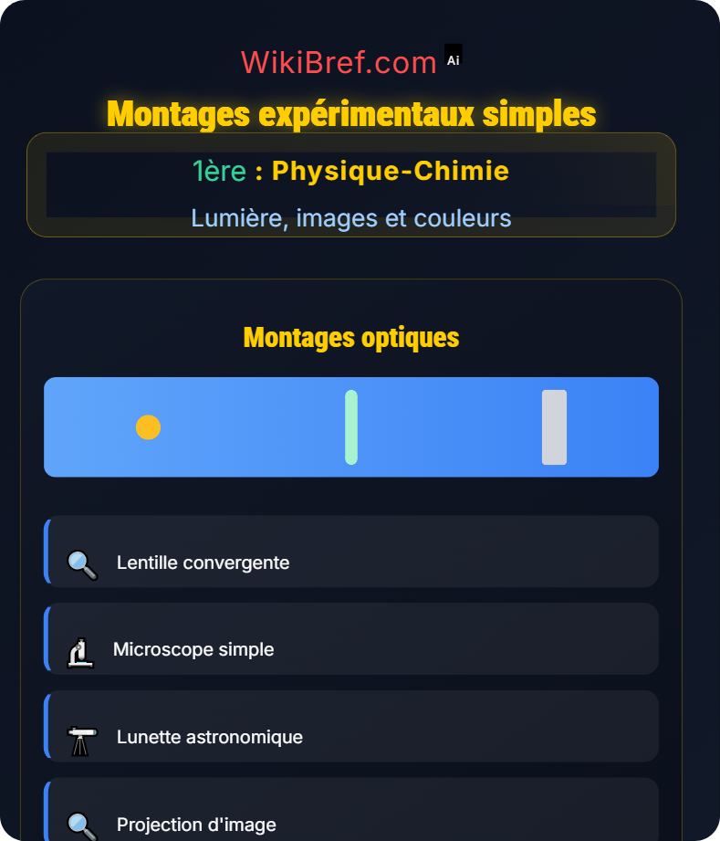 Optique géométrique Lumière, images et couleurs