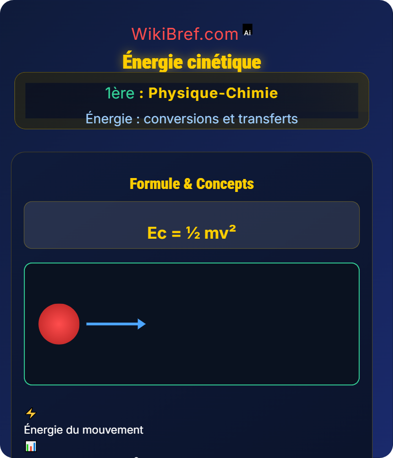 Énergie mécanique Énergie : conversions et transferts