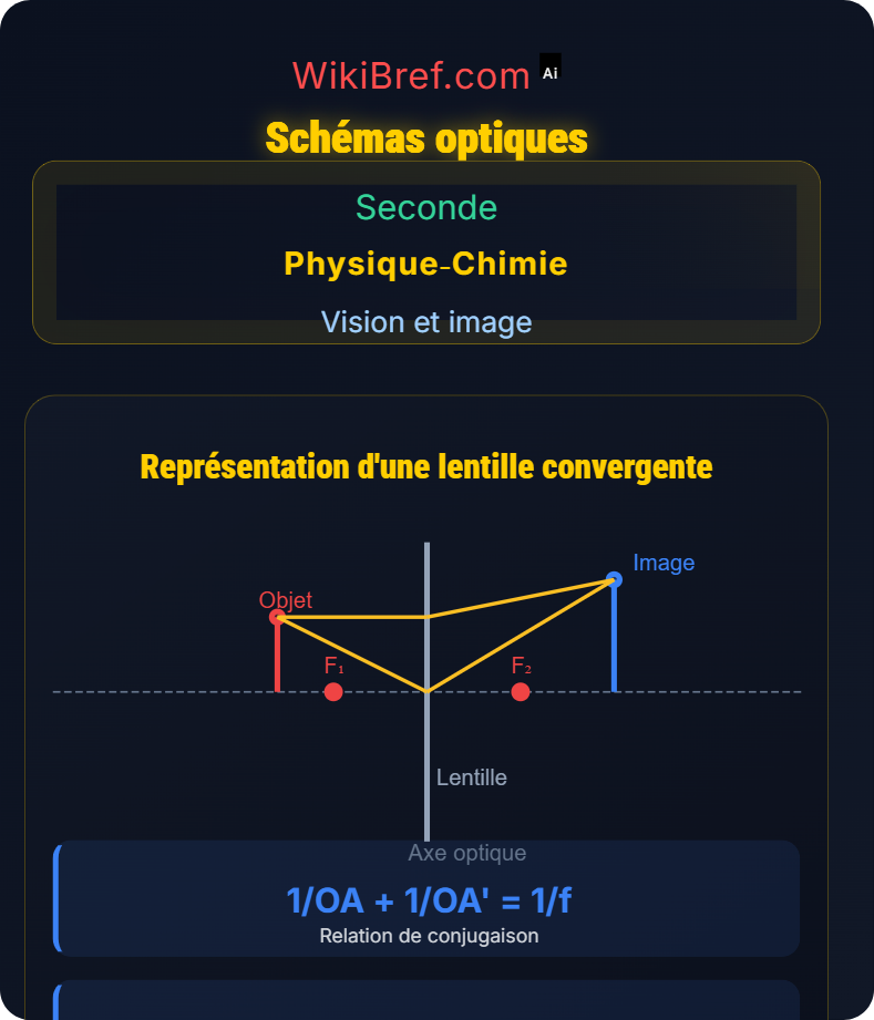 Lentilles convergentes et formation d’images Vision et image