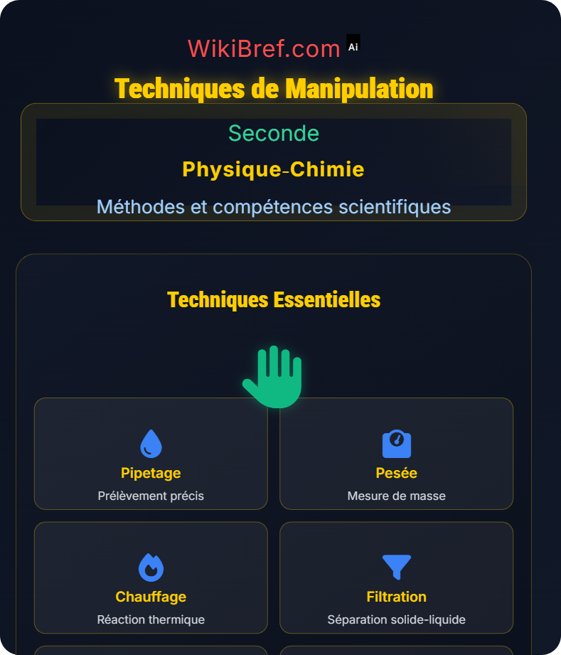 Matériel de laboratoire et sécurité Méthodes et compétences scientifiques