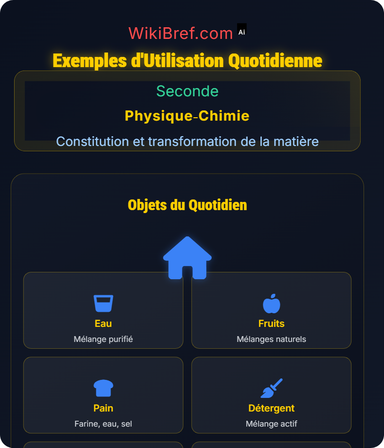 Corps purs et mélanges Constitution et transformation de la matière