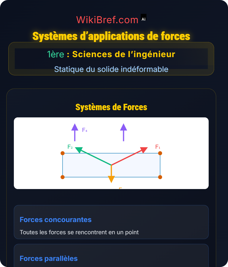 Modélisation des actions mécaniques Statique du solide indéformable