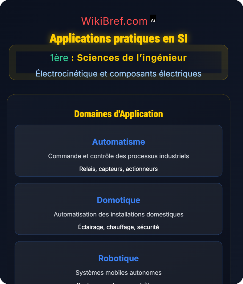 Les circuits électriques Électrocinétique et composants électriques