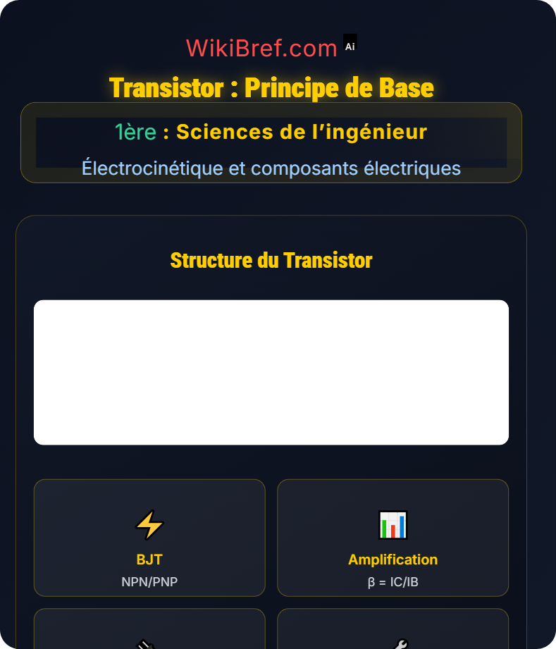 Composants actifs Électrocinétique et composants électriques