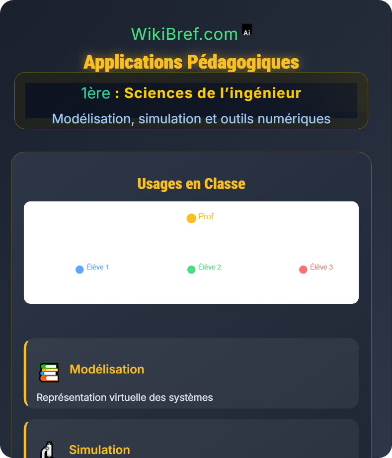Simulation de systèmes Modélisation, simulation et outils numériques