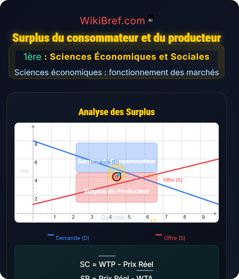 Comment un marché concurrentiel fonctionne‑t‑il ? Sciences économiques : fonctionnement des marchés