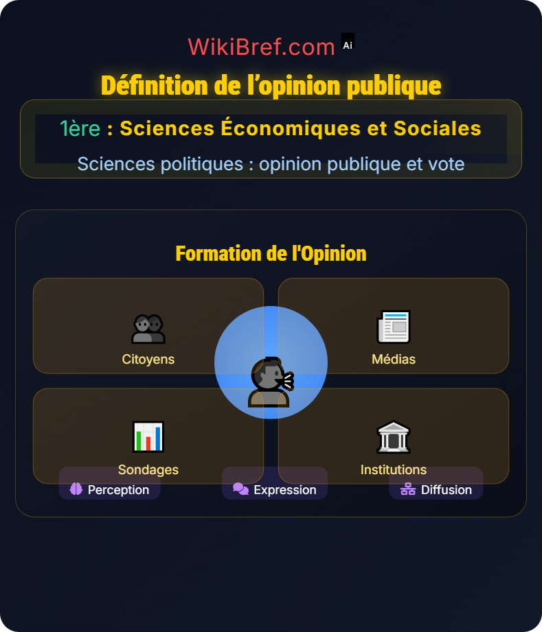 Comment se forme et s’exprime l’opinion publique ? Sciences politiques : opinion publique et vote