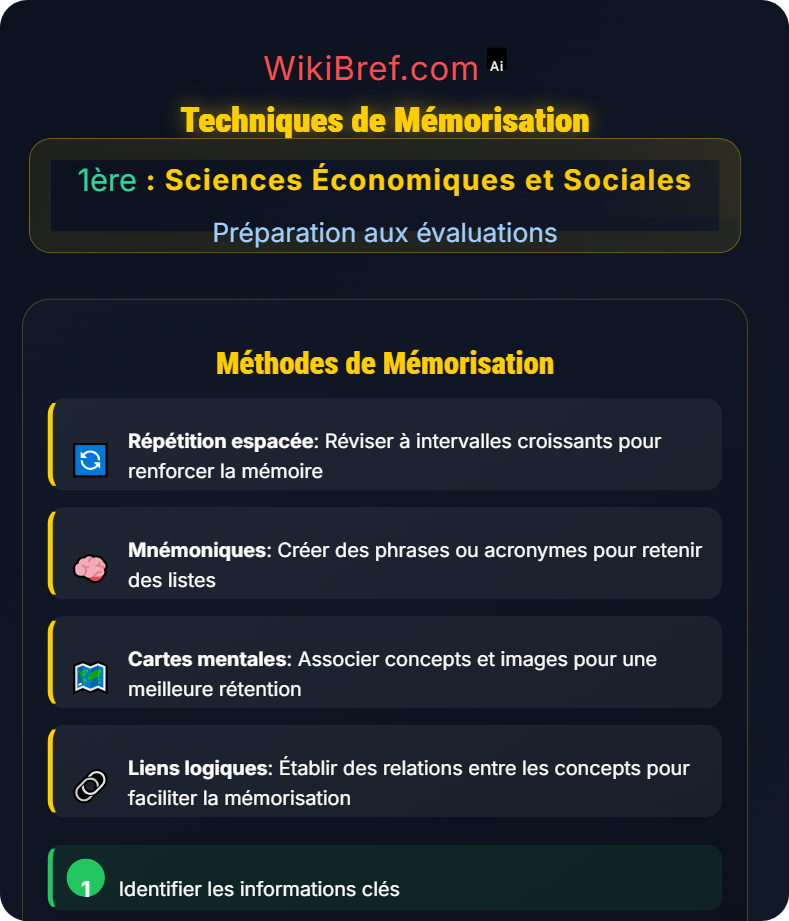 Stratégies pour le contrôle continu Préparation aux évaluations