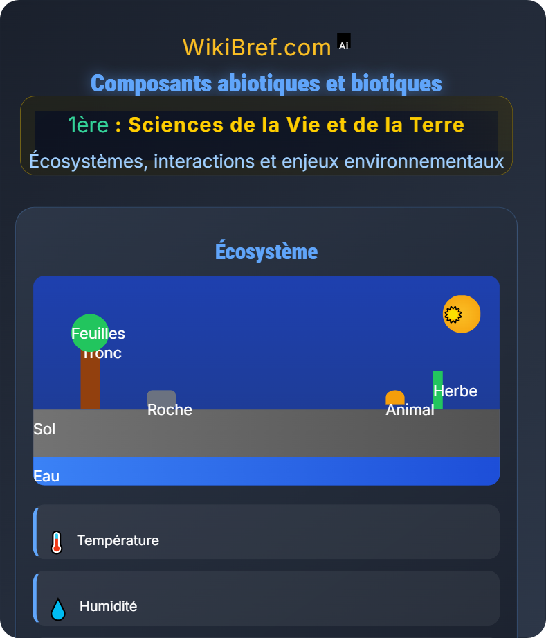 Fonctionnement des écosystèmes Écosystèmes, interactions et enjeux environnementaux