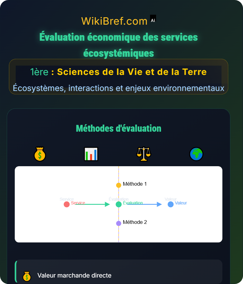 Services écosystémiques Écosystèmes, interactions et enjeux environnementaux
