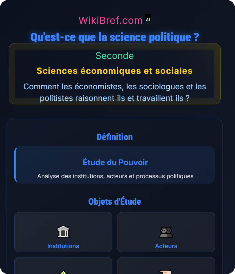 Introduction aux sciences politiques Comment les économistes, les sociologues et les politistes raisonnent‑ils et travaillent‑ils ?
