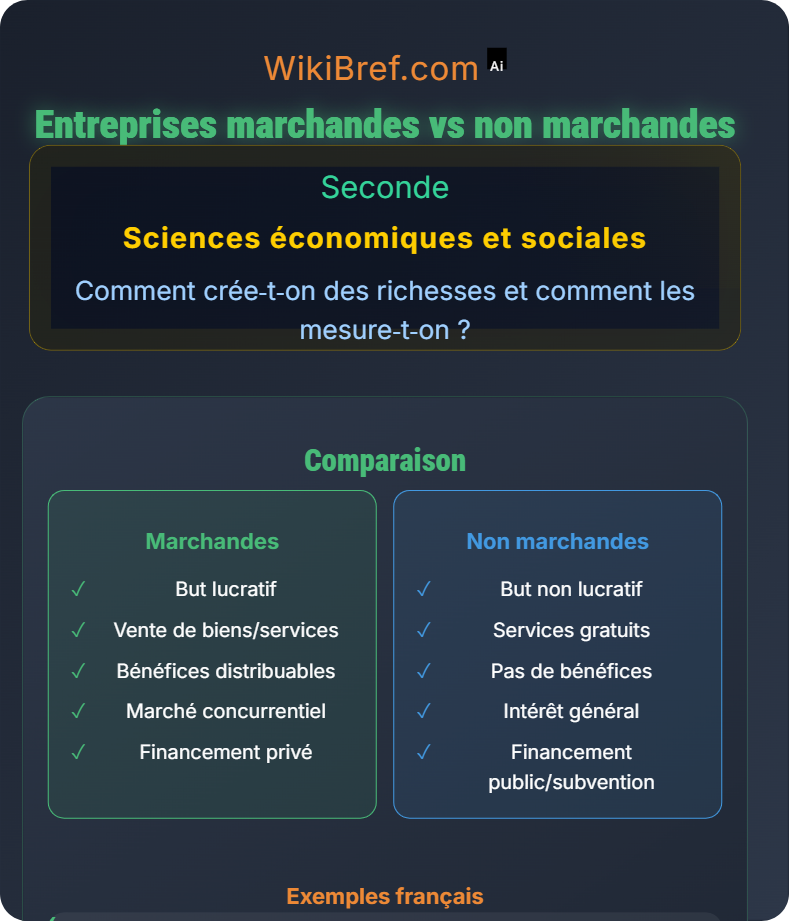 Diversité des organisations productives Comment crée‑t‑on des richesses et comment les mesure‑t‑on ?