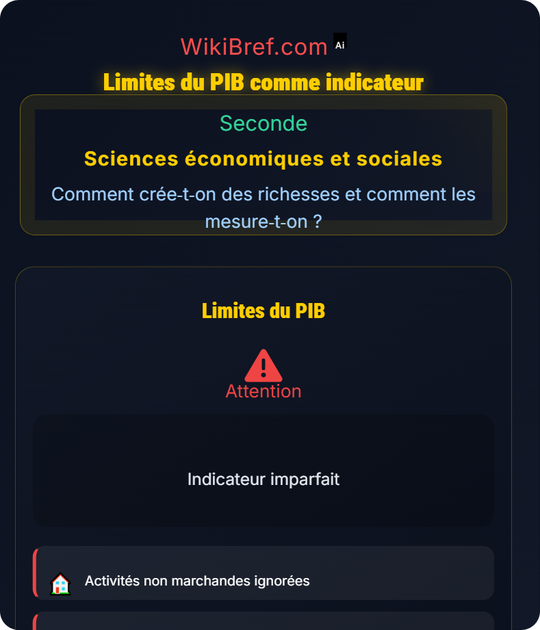 PIB : mesure des richesses d’un pays Comment crée‑t‑on des richesses et comment les mesure‑t‑on ?