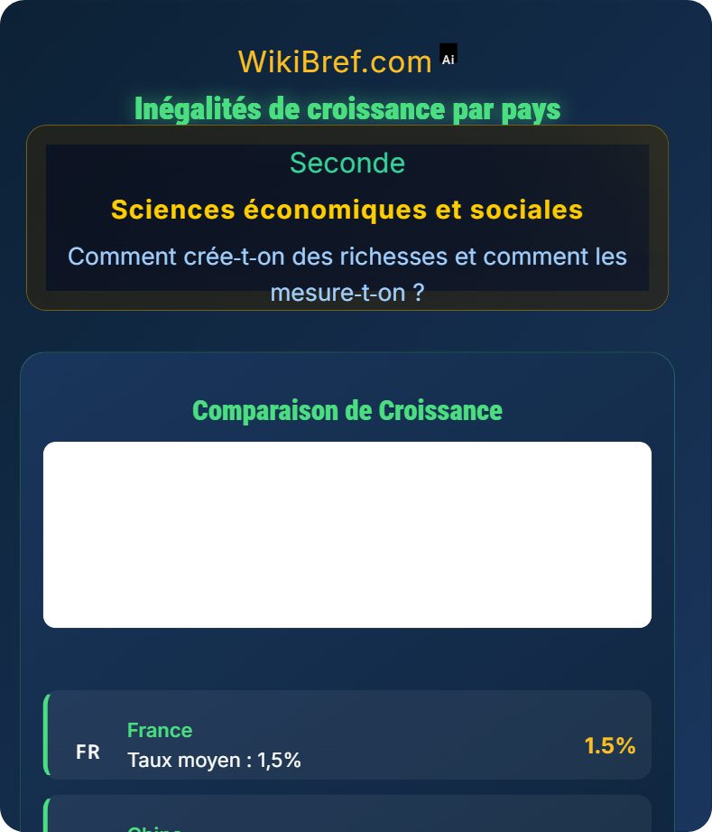 Croissance économique Comment crée‑t‑on des richesses et comment les mesure‑t‑on ?